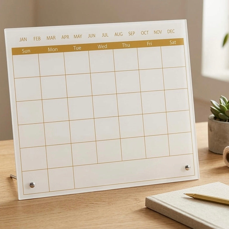 acrylic desk calendar